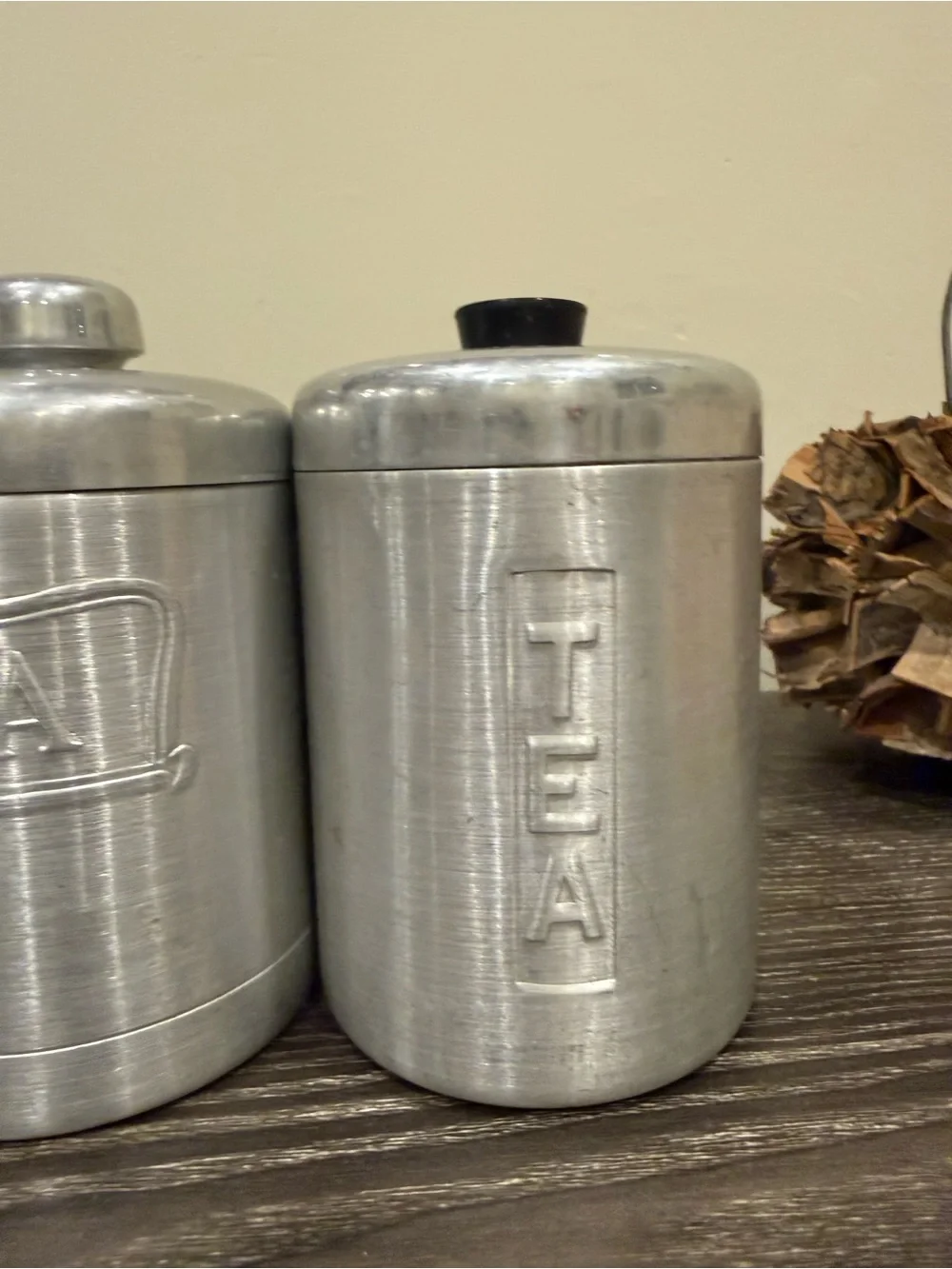 A.C. HELLER HOSTESS-WARE Aluminum Nesting Canister Set of 4 Made in ITALY MCM